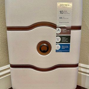 Delsey Chatelet 21” Carry On Spinner Suitcase Luggage - Angora